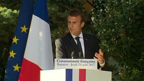 Ce jeudi, Emmanuel Macron a voulu défendre ses réformes dans un discours tenu face à la communauté française de Bucarest. 