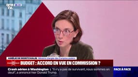 "La censure et l'absence de budget aggravent le déficit", déplore Amélie de Montchalin (ministre chargée des Comptes publics)