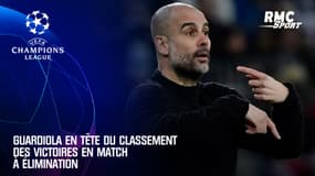 Ligue des champions : Guardiola en tête du classement des victoires en match à élimination
