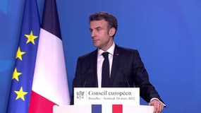 Emmanuel Macron: à Sainte-Soline, "des équipements d'une rare violence ont d'ores et déjà été saisis"