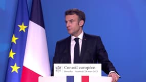 Emmanuel Macron: à Sainte-Soline, "des équipements d'une rare violence ont d'ores et déjà été saisis"