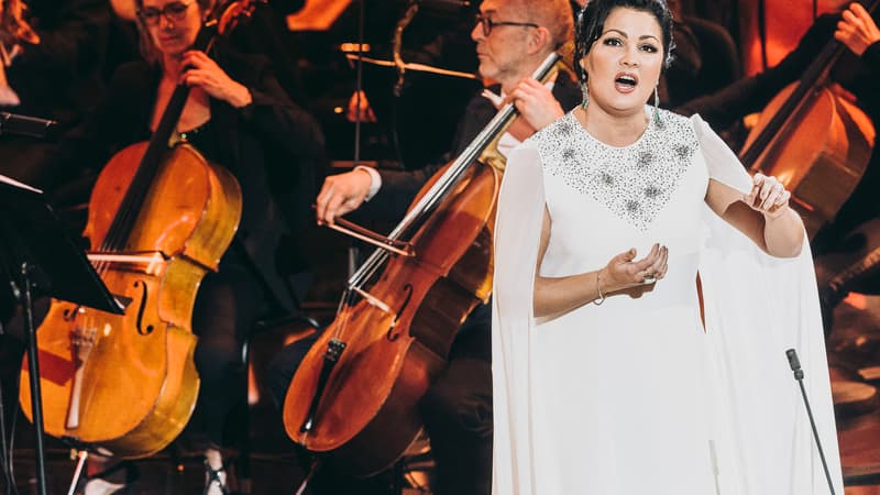 La soprano russe Anna Netrebko, en 2020 aux Victoires de la musique classique