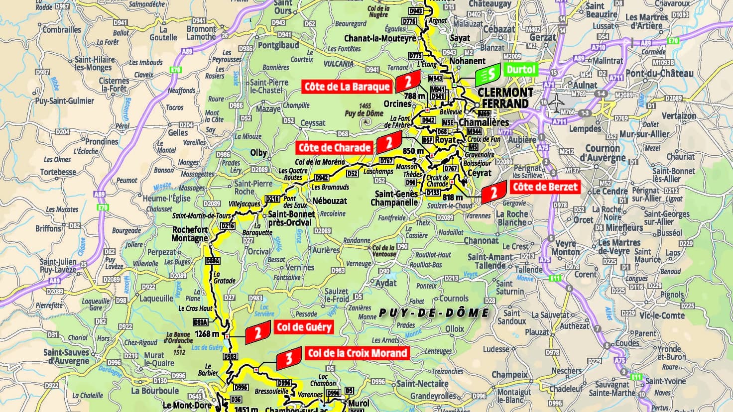 Le parcours de la 10e étape du Tour de France 2025
Le parcours de la 10e étape du Tour de France 2025
