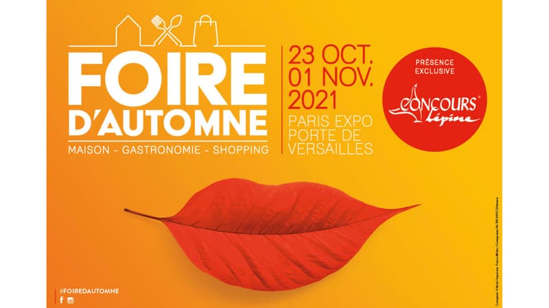 Affiche de la Foire d'Automne 2021