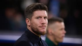 Sébastien Pocognoli, le 20 janvier 2026, lors du match de Ligue des champions entre le Real Madrid et Monaco