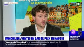Immobilier en Normandie: ventes en baisse et prix en hausse