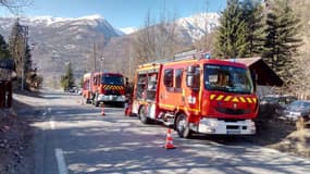 Les sapeurs-pompiers des Hautes-Alpes.