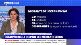 Ocean Viking: plusieurs dizaines de migrants remis en liberté, faute de temps pour traiter leur dossier 