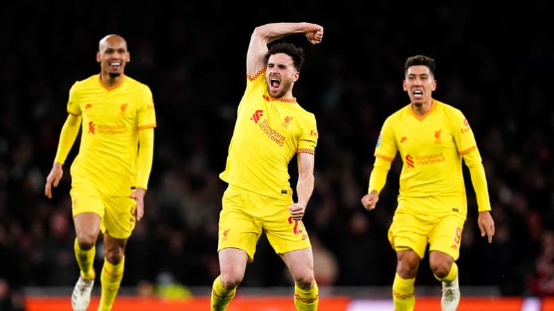 Arsenal-Liverpool ; la joie de Diogo Jota et des Reds