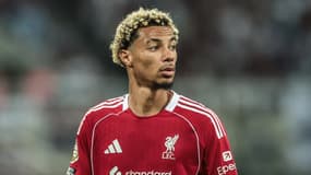 Hugo Ekitike lors du match Newcastle-Liverpool (2-3), le 25 août 2025
