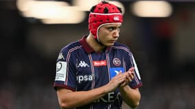 L'ailier Louis Bielle-Biarrey avec l'UBB en Top 14, le 24 mai 2025