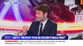 Descente de membres de l'ultradroite à Romans-sur-Isère: "Moi, ce qui me choque, c'est l'assassinat de Thomas", balaye Éric Ciotti