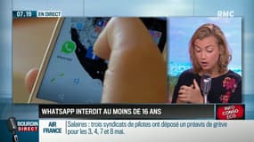  L’application de discussions Whatsapp, vient d’interdire son utilisation aux moins de 16 ans dans l’Union Européenne... Vraie mesure ou Effet de manche?