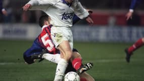 Emilio Butragueno au Parc des Princes en 1994
