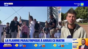 Pas-de-Calais: la flamme paralympique a déambulé à Arras