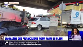 Pénurie d'essence: en Île-de-France, la galère pour faire le plein