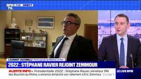 Ralliement de Stéphane Ravier à Zemmour: "c'était cousu de fil de blanc" critique Laurent Jacobelli, porte-parole de Marine Le Pen