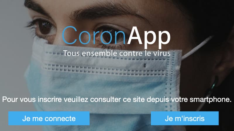 CoronApp, une application géolocalisée pour éviter le trajet de personnes contaminées. 