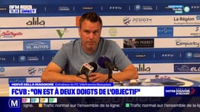 FCVB : "on est à deux doigts de l'objectif"