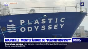 Marseille: un bateau pour sensibiliser à la pollution à quai près du Mucem