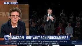 Meeting d'Emmanuel Macron à Strasbourg: que vaut son programme ? (1/2)