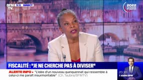 Christiane Taubira: "Je ne cherche pas à diviser, (...) j'ai un souci de justice fiscale"