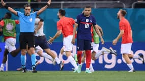 Kylian Mbappé à la fin de France-Suisse