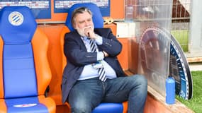Montpellier-Lorient : le président du MHSC Laurent Nicollin le 14 mai 2023