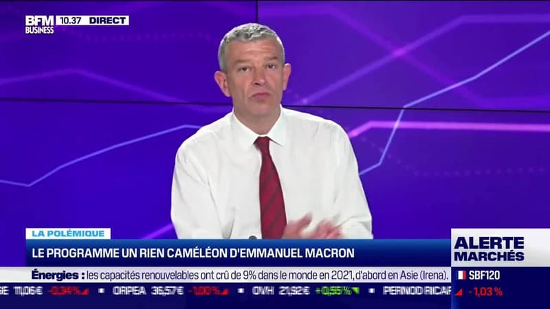Nicolas Doze : Le programme, un rien caméléon d'Emmanuel Macron - 12/04