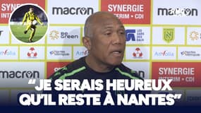 Nantes : "Je serais heureux qu'il reste à Nantes" Kombouaré évoque le record d'invincibilité