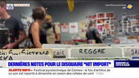 Nice: dernières notes pour le disquaire "Hit import"