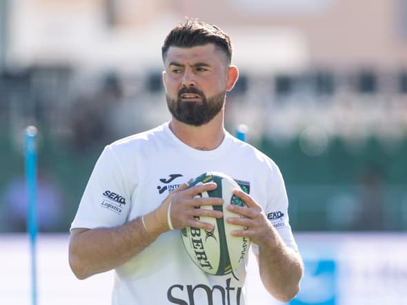 Fred Quercy lors d'un entraînement de l'US Montauban, le 11 octobre 2025