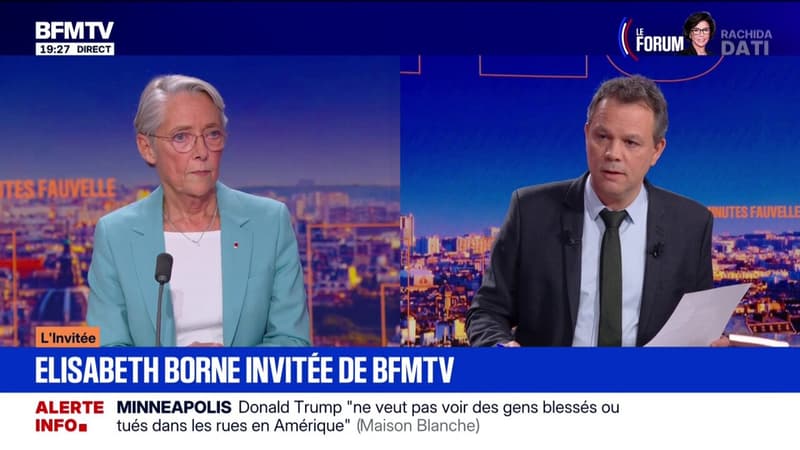 Condamnation de Jean-Marc Morandini: "S’il m'invitait, je n’irais pas (...) et ce serait une bonne idée que ce soit la règle", affirme Élisabeth Borne, ancienne Première ministre