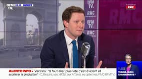 Clément Beaune fait le point sur les vaccins européens: "On sera devant les Etats-Unis à l'été"