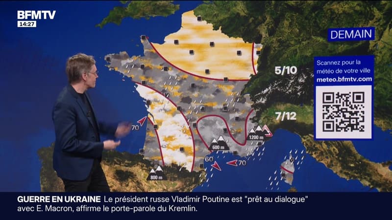 La météo pour ce lundi 22 décembre 2025