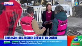 Briançon: en colère, les AESH poursuivent leur grève