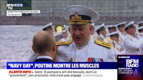 Russie: pour le "Navy Day", Vladimir Poutine montre les muscles