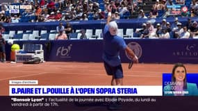 B.Paire et L.Pouille à l'Open Sopra Steria
