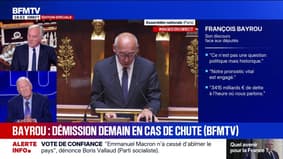 INFO BFMTV - En cas de chute, François Bayrou remettra sa démission à Emmanuel Macron ce mardi