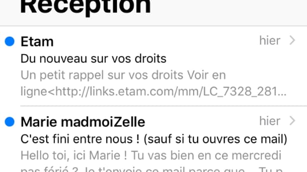 Certains mails se montrent plutôt incitatifs. Certains mails se montrent plutôt incitatifs.
