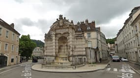 La place Jean Cornet à Besançon.
