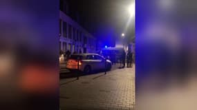Un dispositif policier après la mort d'un adolescent suite à un refus d'obtempérer à Tourcoing (Nord) le 11 novembre 2025.
