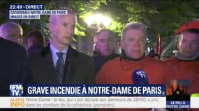 Commandant de la brigade des sapeurs-pompiers de Paris: "On peut considérer que les deux tours de Notre-Dame sont sauvées"
