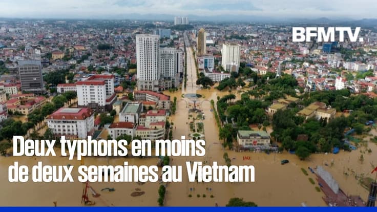 Vietnam: des crues record font au moins huit morts et cinq portés disparus 
