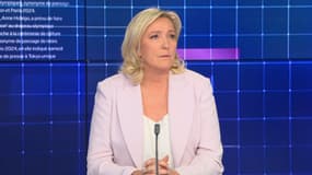 Marine Le Pen, invitée d'Yves Calvi ce mercredi.