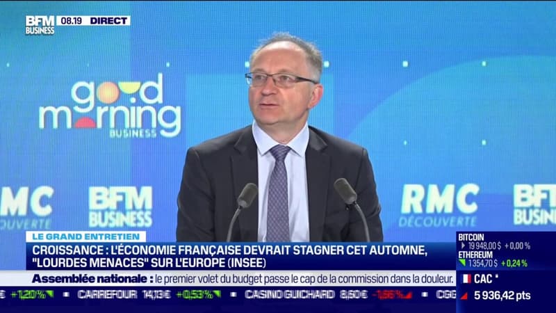 Croissance: l'économie française devrait stagner cet automne, 