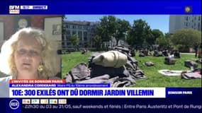 Jardin Villemin: la maire du 10e craint une nouvelle nuit dehors pour les réfugiés