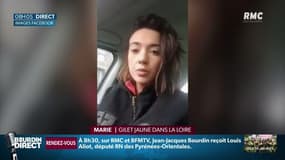 "On est en train de se mettre tous les gens à dos", le méa culpa de Marie Gallien, porte-parole des "Gilets jaunes" dans la Loire