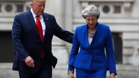 Donald Trump et Theresa May 