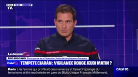 Tempête Ciaran: "Ce sont des évènements que l'on commence à connaître de manière très récurrente, sur lesquels les pompiers sont préparés", affirme Éric Brocardi (porte-parole de la Fédération Nationale des Sapeurs-Pompiers)